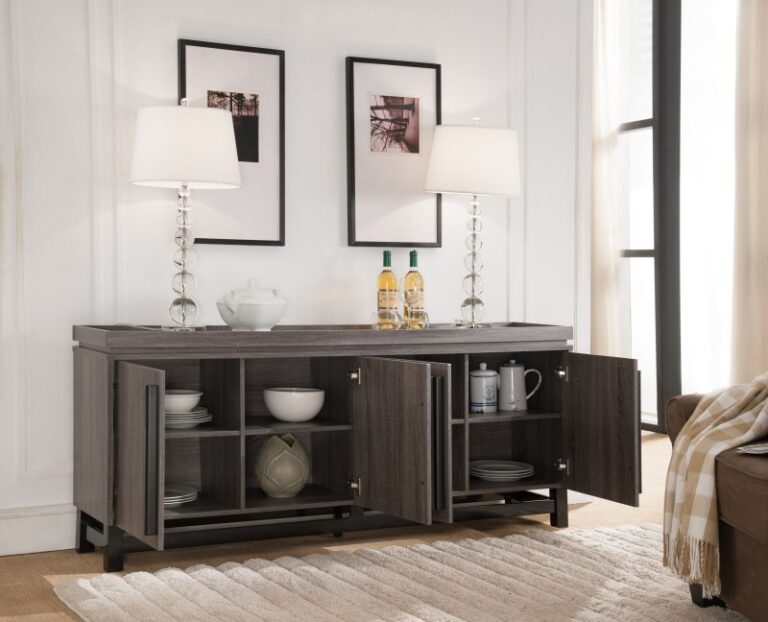 Gray Credenza For Living Room - Color Inspiration